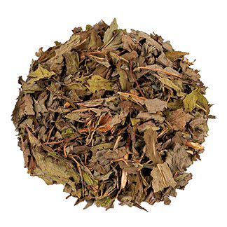 Peppermint herbal tea loose leaf natural mint leaves