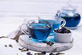 butterfly pea tea dried flowers blue herbal tea