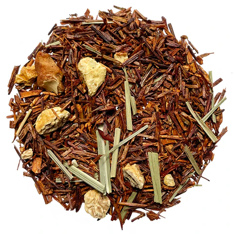 Rooibos tea with lemon and ginger herbal blend