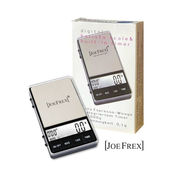 Digital coffee scale with timer for espresso and pour-over brewing