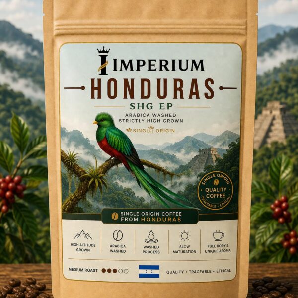 Honduras coffee beans with smooth body, mild acidity, and chocolate citrus flavor notes