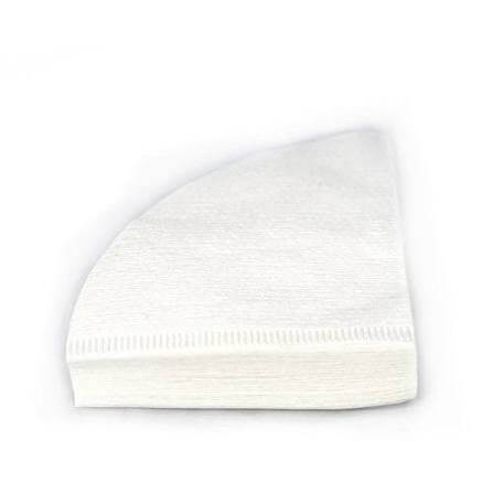 Side view of HARIO V60 Paper Filter 02 White pack containing 100 pour-over coffee filters.